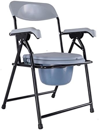 Healthcare Folding Padded Toilet Seat Pregnant,Disabled ,Patient ,Old Man Moving Toilet Bath Chair Shower Chair , B