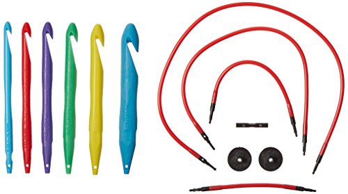 Love2Crochet Interchangeable Crochet Hook Set, USK 10.5/6.5mm-19/15mm (L2CK10.5-19)