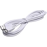 10 Feet Gamepad USB Charge Cable Power Charging Cable for Nintendo and Wii U, White