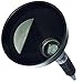 mAuto, Plastic Funnel Premium Mesh Filter Funnel w/Flexible Easy to Pour Spout Spill Free Adjustable, Black
