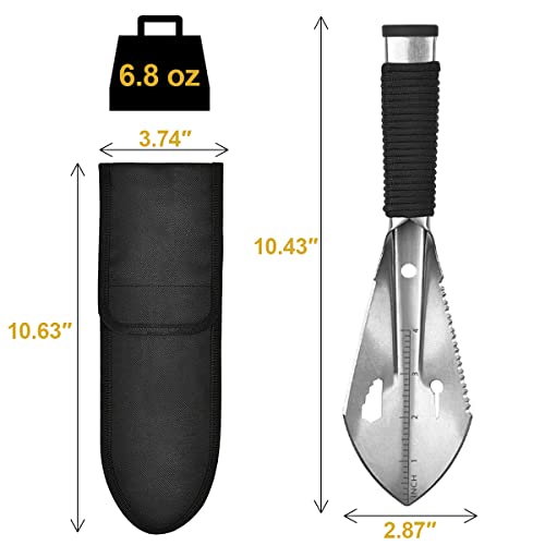 Yeacool Backpacking Shovel, Camping Hand Trowel, Lightweight Hiking