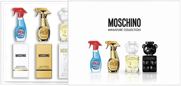 MOSCHINO Miniature 4 Piece Collection 2020 Perfume Travel Gift Set