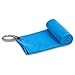 4Monster Microfiber Towel, Travel Towel, Camping Towel, Fast Drying, Soft Light Weight, Suitable for Gym, Beach, Swimming, Backpacking and more (Blue, Medium (24 x 48 inches))