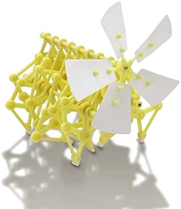 AITREASURE Mini Strandbeest Wind-Powered Beast DIY Assembly Model Kit Science Educational Toy for Kids