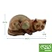 Achla Designs CAT-03 Watchful Cat Statue Sculpture Indoor Outdoor Art Decor, Bronze