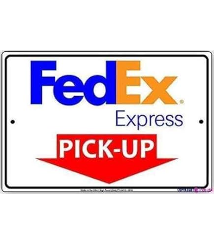 Amazon.com: Lilyanaen New Metal Sign Aluminum Sign FedEx Ground