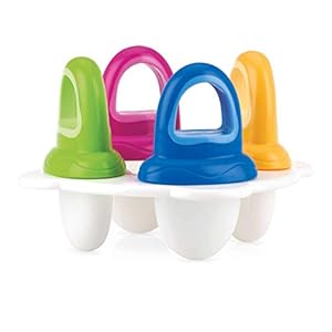Nuby – Ijslolly vormpjes – 4 steeltjes met schaal – 320ml