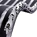 Urban Jewelry Classy Men's Solid Heavy Wheat Tungsten Carbide Bracelet - 3 Sided Links (Silver)