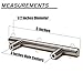 Probrico 20 Pack| 3 Inch Hole Centers Stainless Steel Modern Cabinet Handles, 5 Inch Total Length Drawer Pulls Kitchen Cupboard T Bar Handles Brushed Nickel Finish