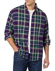 Amazon Essentials Men's Long-Sleeve Flannel Shirt