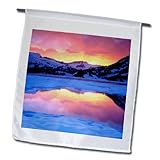 Danita Delimont - Sunsets - USA, California, Ellery Lake at Sunset. - 18 x 27 inch Garden Flag (fl_208884_2)