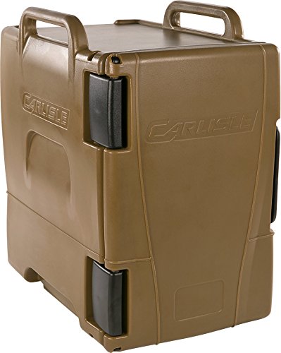 Carlisle IT40043 Cateraide IT End Loading Insulated Food Pan Carrier, 6 Pan Capacity, Caramel