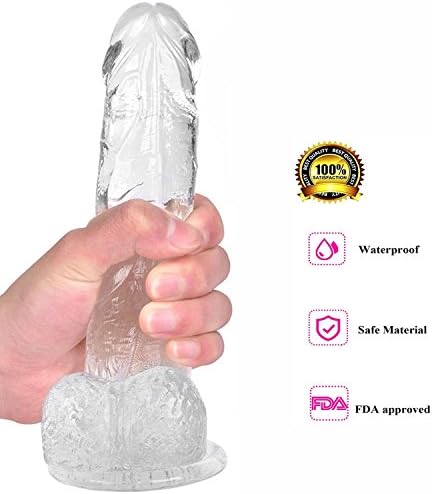 BoringBage 2018 Latest,8.3 Inches Crystal White"Lover" Toys for G-a-y