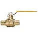 Midline Valve 800Q056 Full Port PEX Ball Valve 3/4 Inch Forged Brass Lead-Free, 3/4