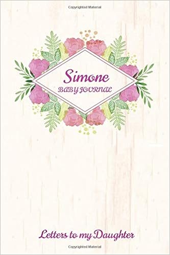 Simone Baby Journal Letters To My Daughter Writing Lined Notebook