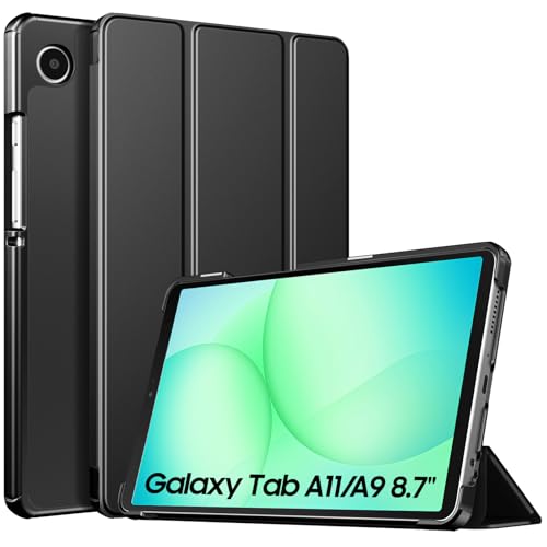 TiMOVO Cover for Samsung Galaxy Tab A11/A9 8.7 Inches, Black | Lightweight and slim, hard case, compatible with SM-X130/X133/X135/X110/X115/X117
