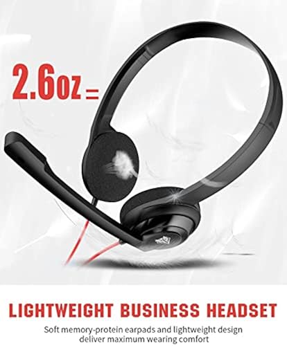 NUBWO USB Headset with Microphone for Laptop PC, Headphones with