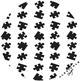 Autism Awareness Puzzle Stickers Decals (Black)