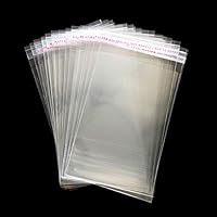 NOBBEE Self Adhesive Bag 200 PCS Party Favor Bags 5 x 7 Inch Self Sealing Bag Clear  Treat Bags for Cookies (5 x 7 Inch)