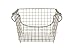 Spectrum Diversified Scoop Stacking Storage Basket, Medium, Satin Nickel (03277)