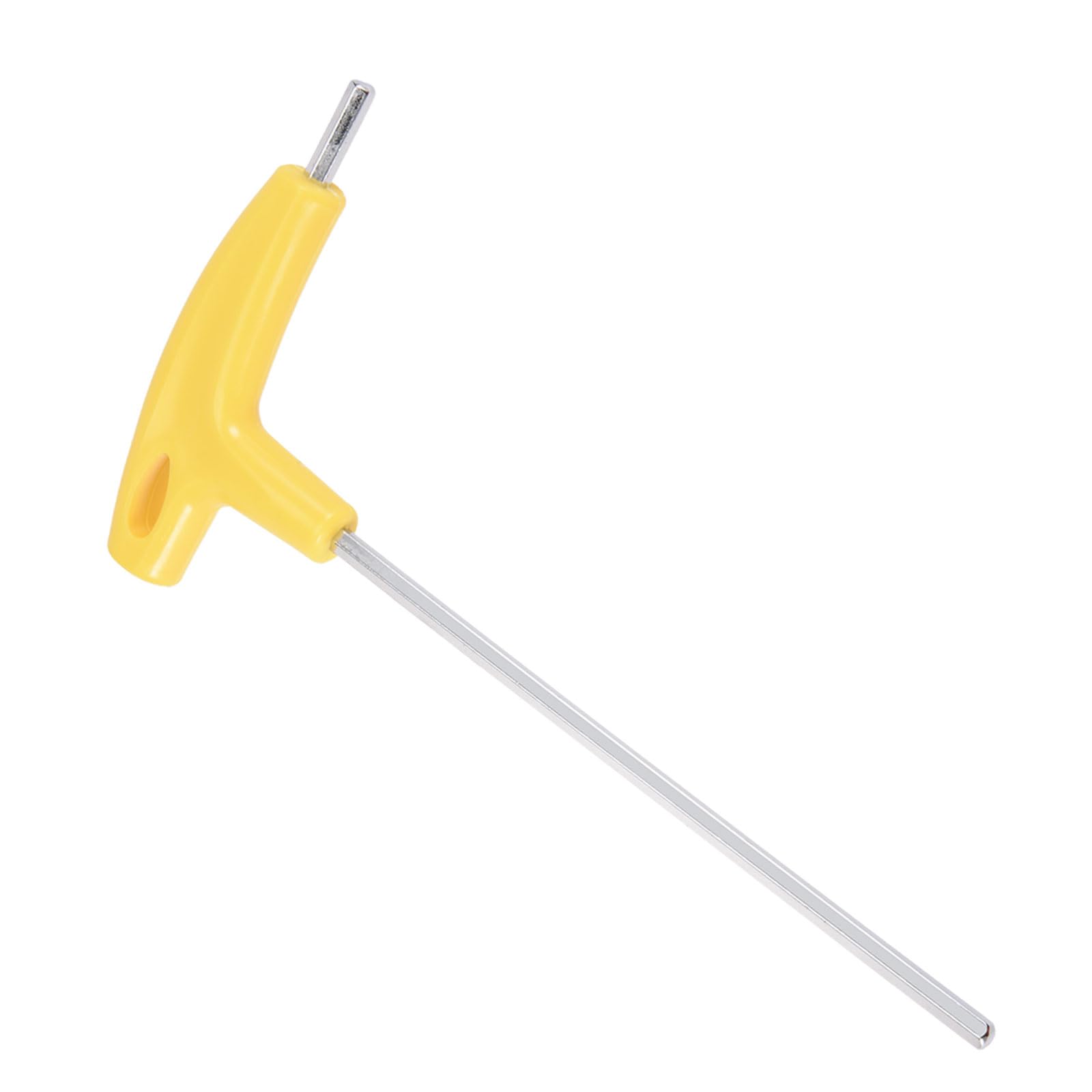 CoCud T-Handle Hex Key, 6mm Hex, Steel Metric T-Key Wrench Yellow - (Applications: for Basic Home Repair and Mechanical Maintenance), 1-Piece