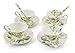 Porcelain Tea Cup and Saucer Coffee Cup Set White color with Saucer and Spoon 7 oz Set of 4 TC-BSH