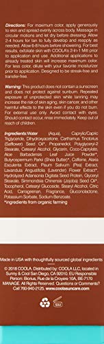 COOLA Organic Sunless Tan Body Lotion, Firming Gradual Tan Moisturizer, 6 Fl Oz