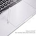 FORITO Clear Matte Trackpad Protector Compatible with 2019 or 2018 or 2017 or 2016 Released 13 Inch MacBook Pro Model A2159 & A1989 & A1706 & A1708 with or without Touch Bar