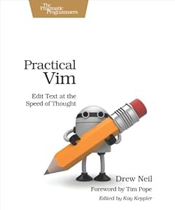 Practical Vim: Edit Text at the Speed of Thought (Pragmatic Programmers) book cover