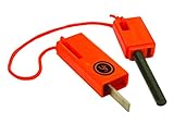 UST SparkForce Fire Starter with Durable Construction and Lanyard for Camping, Backpacking, Hiking, Emergency and Outdoor Survival