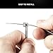 EvHenGO Cable Zip Ties - Assorted Sizes from 4 to 12 Inches - Black Tie Wraps - Heavy Duty, Self-Locking Nylon Cable Ties - 500 Pieces - Combo Pack