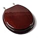 Comfort Seats C2B1R16BR C1B1R16BR, Round, Mahogany Finish