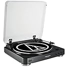Audio Technica AT-LP60BK-USB Fully Automatic Belt-Drive Stereo Turntable (USB & Analog), Black