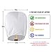 All Natural Shop 11 Pack Chinese Sky Lanterns - Color, Eco Friendly, 100% Biodegradable. Wire-Free Paper Japanese Prime Lantern To Release In Sky. (Multicolored)