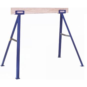 sawhorse trojan tall legs ts35 saw folding tools depot horses rugged buddy ts includes inch rb h1034 precision target complete