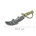 Warmtree toy 2 Pcs Pirate Sword Pirate Cutlass Bronze