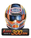 NHRA Helmet 300 mph Decal 4