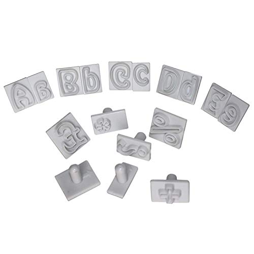 Buy Kurtzy 64 pieces Alphabet Cookie Stamp Set Cookie Cutters