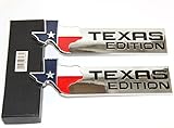 Chevy Truck Texas Flag Emblem Emblem - 2 Piece (Chrome)