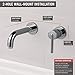 Trinsic Single Handle Wall Mount Bathroom Faucet Trim