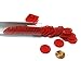 Koplow Games Red Mini Poker Chip 7/8In Tube of 50Ea