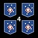 Marines USMC 1st MAC Raider Battalion SSI 3" (4)Four Decal Sticker Lot