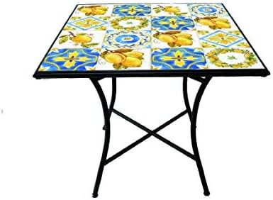 Biscottini Tavolo Quadrato In Legno Massello Di Tiglio Stile Country Stile Shabby Struttura E Piano Bianca Anticata L 90 X Pr 90 X H 78 Cm Amazon It Casa E Cucina