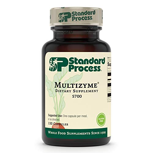 Standard Process Multizyme Digestion and Pancreatic Function Support Supplement, Provides
