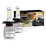 Lumenon LED Headlight Bulbs Conversion Kit 180W 180000LM 6000K Cool White 2 Yr Warranty (H4 9003)