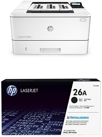 HP Laserjet Pro M402dw Wireless Monochrome Printer (C5F95A#BGJ) with Standard Yield Black Toner Cartridge