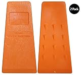 Timber Savage 5.5 Inch Barbed Felling Wedge Chain Saw Logging Supplies Set of 2