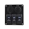Iztoss-3-gang-rocker-switch-panel-with-power-socket-31A-dual-USB-wiring-kits-and-DC12V24V-for-Marine-Boat-Car-Rv-Vehicles-Truck-blue-led