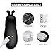 G-Spot Rabbit Vibrator with Bunny Ears for Clitoris Stimulation - Adorime Waterproof Male Vibrating Prostate Massager Anal Pleasure Sex Toys 10 Vibration Modes Dual Motors Stimulator for Men & Women