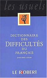 Dictionnaire des difficultés du français